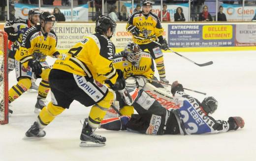 Photo hockey Coupe de la Ligue ARCHIVES - Coupe de la Ligue : 1/8me, 5me journe : Caen  vs Rouen - Reportage photos