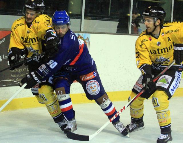 Photo hockey Coupe de la Ligue ARCHIVES - Coupe de la Ligue : 1/8me, 6me  journe : Brest  vs Rouen - Brest craque dans les derniers instants