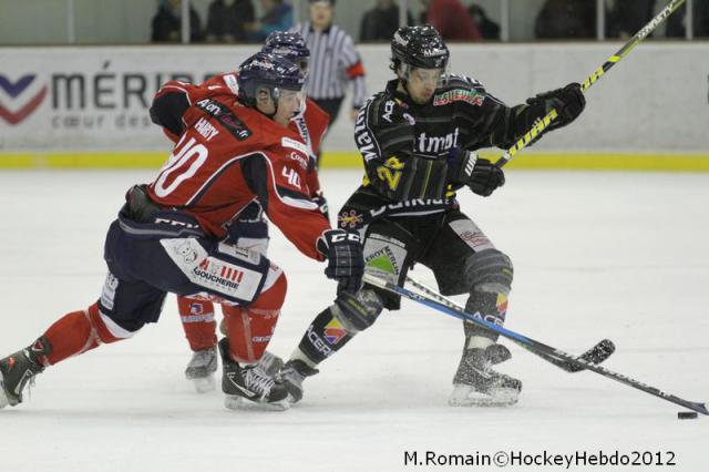 Photo hockey Coupe de la Ligue ARCHIVES - Coupe de la Ligue : finale  : Angers  vs Rouen - Les Dragons fidèles au rendez vous