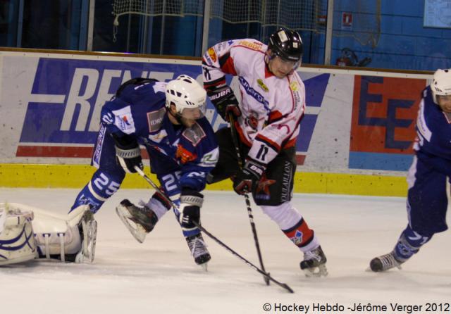 Photo hockey Division 1 - D1 : 1/4 de finale, match 1 : Montpellier  vs Mulhouse - Les Scorpions prennent une option !