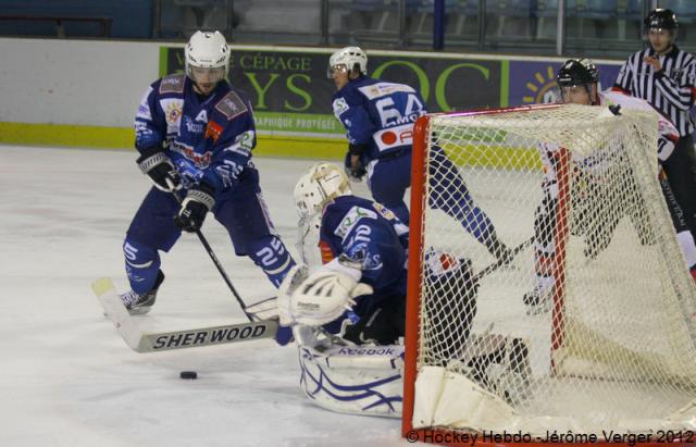 Photo hockey Division 1 - D1 : 1/4 de finale, match 1 : Montpellier  vs Mulhouse - Les Scorpions prennent une option !