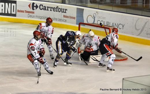 Photo hockey Division 1 - D1 : 16me journe : Reims vs Lyon - Lyon frappe un grand coup
