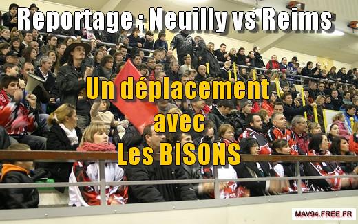 Photo hockey Division 1 - D1 : 16me journe : Reims vs Neuilly/Marne - Sur la route avec les Bisons
