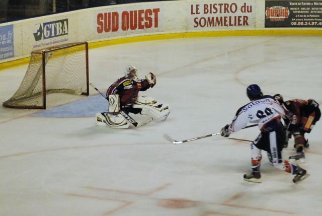 Photo hockey Division 1 - D1 : 1re journe : Bordeaux vs Brest  - Bordeaux en costaud