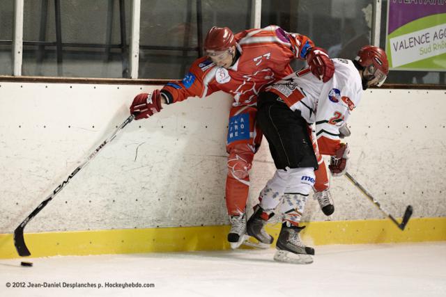 Photo hockey Division 1 - D1 : 20me journe : Valence vs Mont-Blanc - Valence ne mritait (encore) pas a 