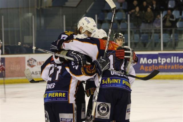 Photo hockey Division 1 - D1 - 23me journe : Montpellier  vs Annecy - 49 minutes de suspense