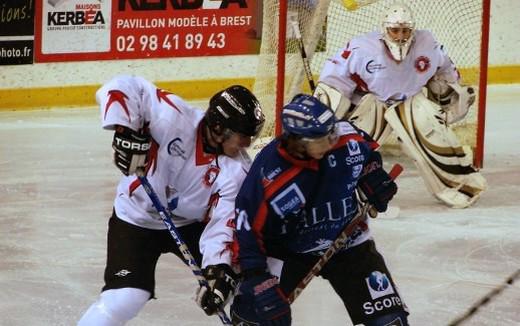 Photo hockey Division 1 - D1 : 25me journe : Brest  vs Toulouse-Blagnac - Grand Show pour la premire place
