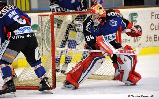 Photo hockey Division 1 - D1 - 8me journe : Caen  vs Montpellier  - Match plein pour les Drakkars