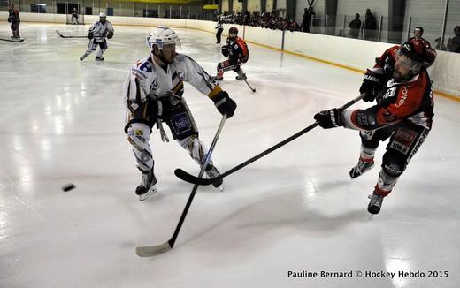 Photo hockey Division 1 - D1 : Play Off - 1/2 finale, match 1  : Reims vs Bordeaux - Bordeaux se fait peur