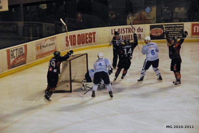 Photo hockey Division 1 - D1 Play Off 1/4 de finale  - match 2 : Bordeaux vs Montpellier  - Dimanche on remet a !