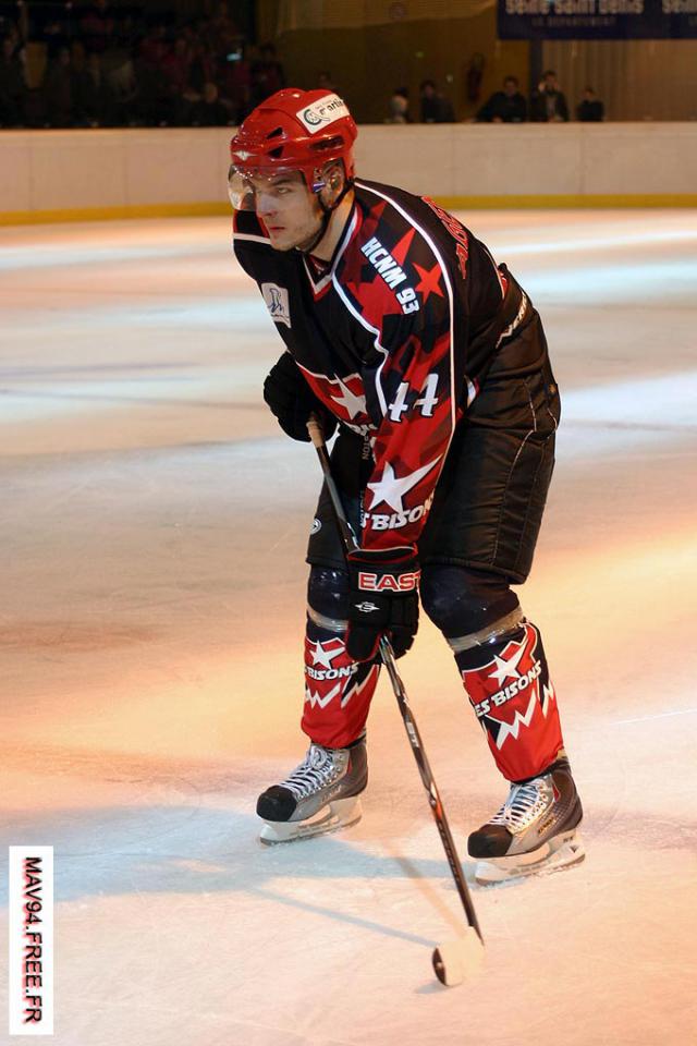 Photo hockey Division 1 - D1 Play Off 1/4 de finale  - match 3 : Neuilly/Marne vs Bordeaux - Les Bisons mettent les Boxers KO