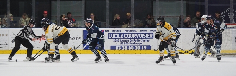 Photo hockey Division 1 - Division 1 - 1/4 de Finale - Match 1 : Dunkerque vs Strasbourg  - Dunkerque ressort vainqueur du match 1