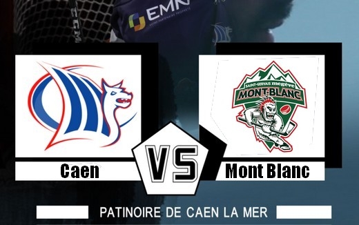 Photo hockey Division 1 - Division 1 : 12me journe : Caen  vs Mont-Blanc - Une victoire qui fait du bien 