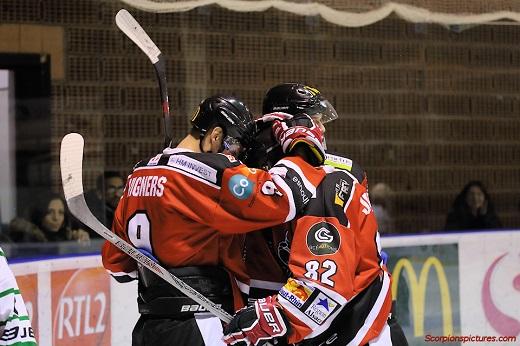 Photo hockey Division 1 - Division 1 : 13me journe : Mulhouse vs Mont-Blanc - Les Scorpions ont atteint les sommets