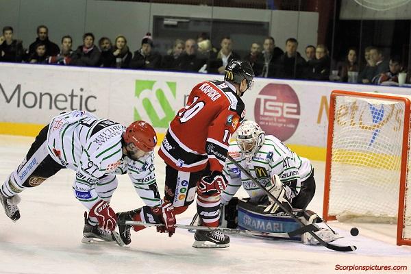 Photo hockey Division 1 - Division 1 : 13me journe : Mulhouse vs Mont-Blanc - Les Scorpions ont atteint les sommets