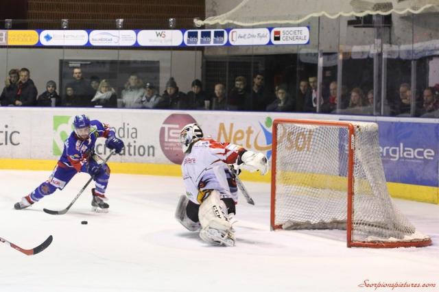 Photo hockey Division 1 - Division 1 : 14me journe : Mulhouse vs La Roche-sur-Yon - Les Scorpions ne sarrtent plus
