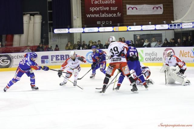 Photo hockey Division 1 - Division 1 : 14me journe : Mulhouse vs La Roche-sur-Yon - Les Scorpions ne sarrtent plus