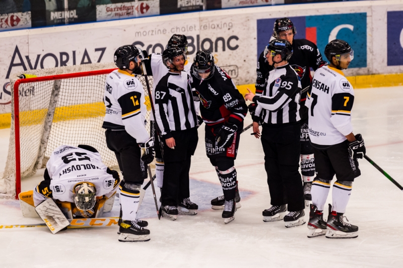 Photo hockey Division 1 - Division 1 : 15ème journée : Morzine-Avoriaz vs Strasbourg  - Soirée compliquée pour Morzine...