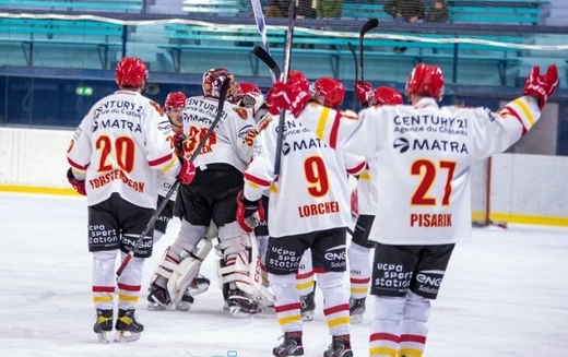 Photo hockey Division 1 - Division 1 : 16me journe : Mont-Blanc vs Meudon - Meudon arrache un important succs !