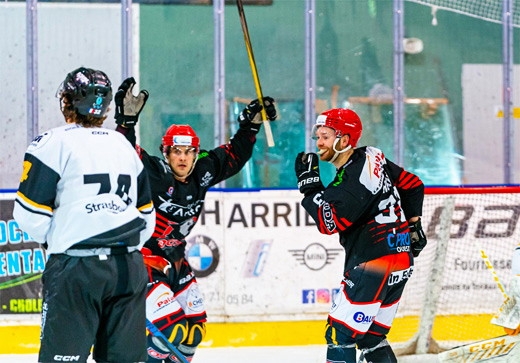 Photo hockey Division 1 - Division 1 : 17me journe : Cholet  vs Strasbourg  - Une de plus pour Cholet