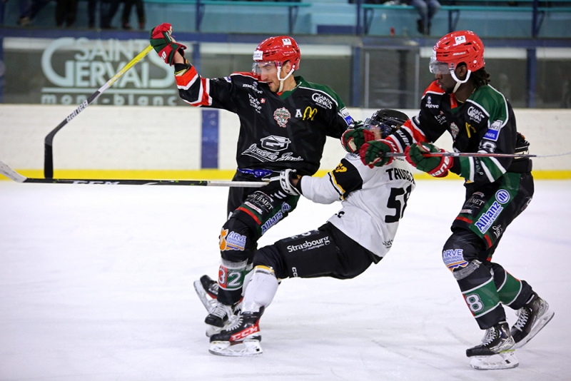 Photo hockey Division 1 - Division 1 : 19ème journée : Mont-Blanc vs Strasbourg  - Les Yétis s’offrent le leader !