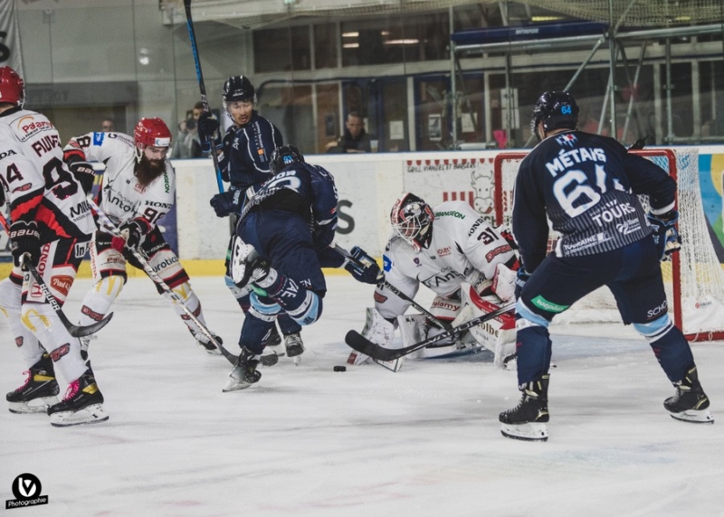 Photo hockey Division 1 - Division 1 : 1re journe : Tours  vs Cholet  - PHOTOS de la victoire de Cholet  Tours