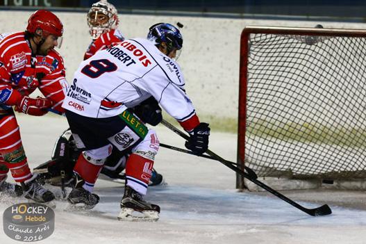 Photo hockey Division 1 - Division 1 : 23me journe : Mont-Blanc vs Caen  - Les Drakkars largementsans convaincre !