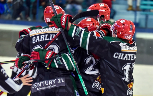 Photo hockey Division 1 - Division 1 : 23me journe : Mont-Blanc vs Montpellier  - Lessentiel cest les 3 points!