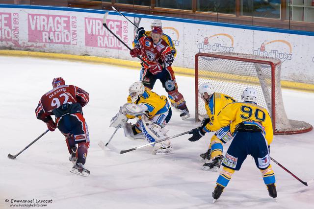 Photo hockey Division 1 - Division 1 : 24me journe : Lyon vs Dunkerque - Lyon  labordage !
