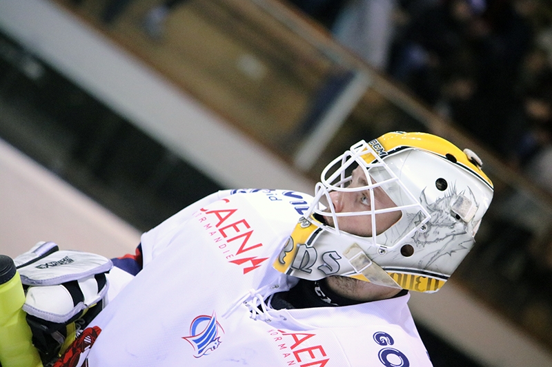 Photo hockey Division 1 - Division 1 : 24me journe : Mont-Blanc vs Caen  - Le Drakkar dune rame