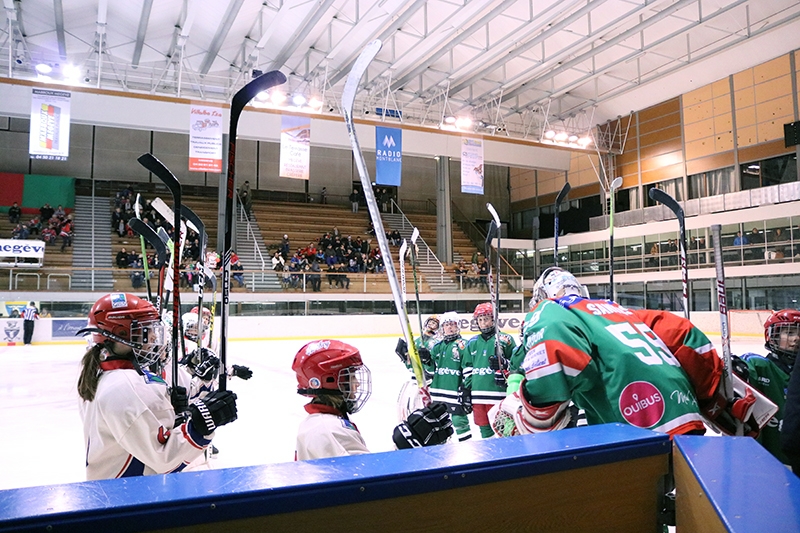 Photo hockey Division 1 - Division 1 : 24me journe : Mont-Blanc vs Caen  - Le Drakkar dune rame