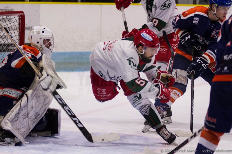 Photo hockey Division 1 - Division 1 : 25me journe : Clermont-Ferrand vs Cergy-Pontoise - Les Jokers plus offensifs, s