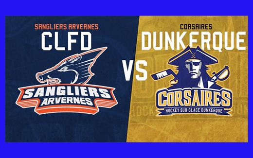 Photo hockey Division 1 - Division 1 : 3me journe : Clermont-Ferrand vs Dunkerque - Clermont VS Dunkerque : Vido des buts