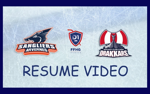 Photo hockey Division 1 - Division 1 : 4me journe : Clermont-Ferrand vs Caen  - D1 - Rsum Vido Clermont VS Caen