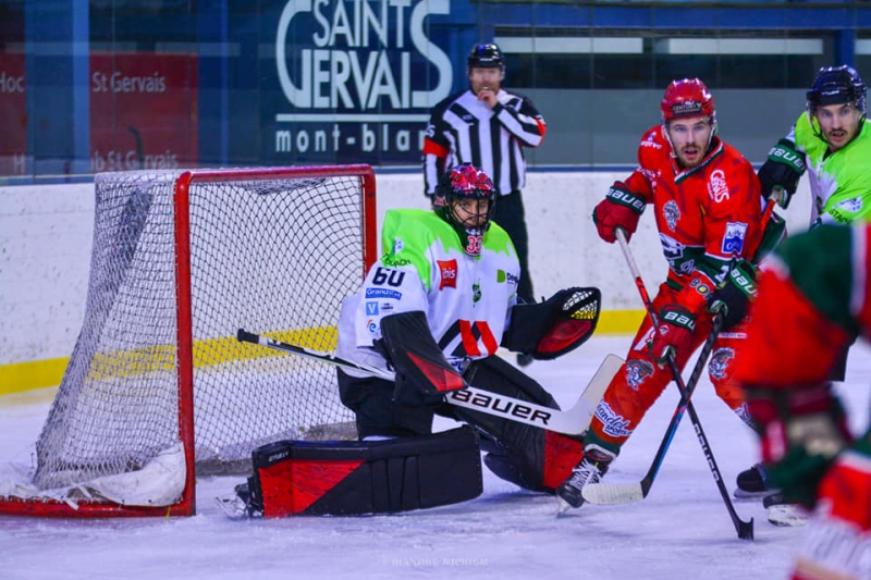 Photo hockey Division 1 - Division 1 : 6me journe : Mont-Blanc vs Epinal  - p p pinal, eff eff efficace!