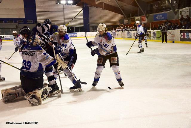 Photo hockey Division 1 - Division 1 : 6me journe : Nantes  vs Courchevel-Mribel-Pralognan - Les Bouquetins arrachent la victoire