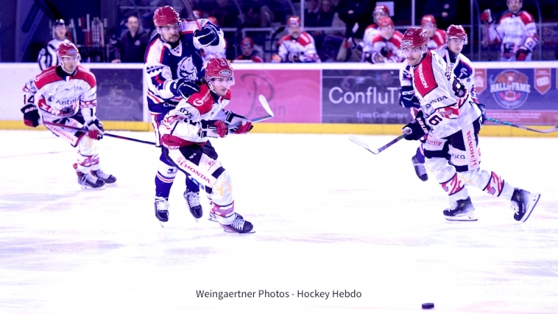 Photo hockey Division 1 - Division 1 : 9me journe : Lyon vs Cholet  - Lyon submerg par Cholet