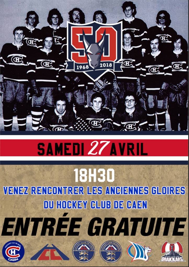 Photo hockey Division 1 - Division 1 : Caen  (Les Drakkars) - Caen fte ses 50 ans