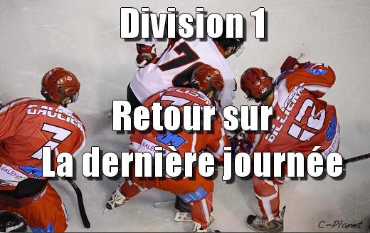 Photo hockey Division 1 - Division 1 - D1 - Analyse de la 16me journe
