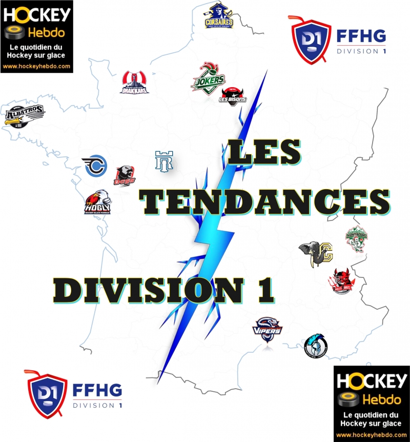 Photo hockey Division 1 - Division 1 - Division 1 - Les tendances de la 10me Journe