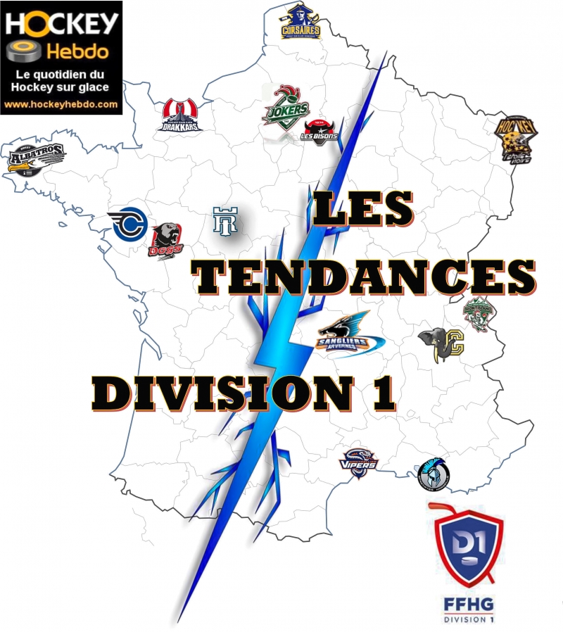 Photo hockey Division 1 - Division 1 - Division 1 - Les tendances de la 12me Journe