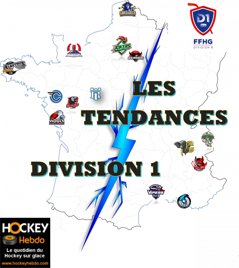 Photo hockey Division 1 - Division 1 - Division 1 - Les tendances de la 14me Journe