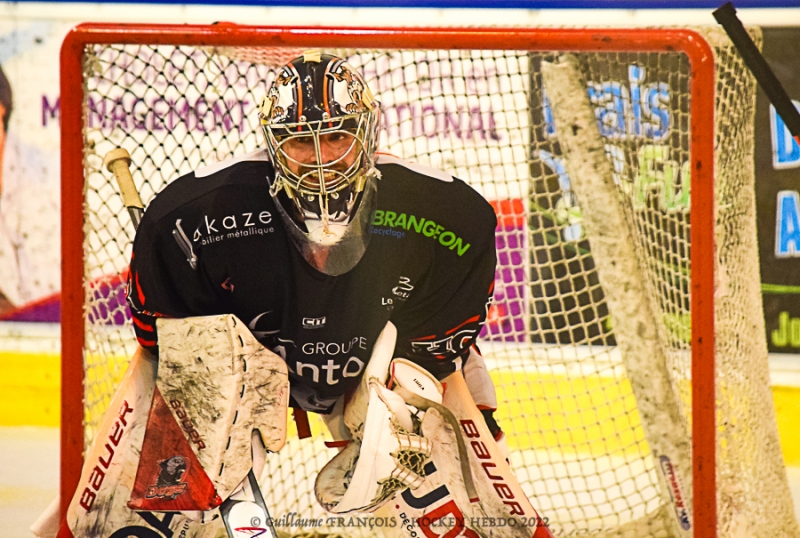 Photo hockey Division 1 - Division 1 - Finale match 3 : Cholet  vs Brest  - Cholet reste en vie en remportant le match 3