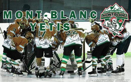 Photo hockey Division 1 - Division 1 : Mont-Blanc (Les Yetis) - Mont-Blanc : Le pril jeune