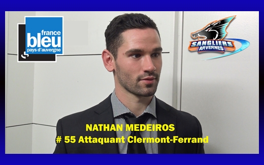 Photo hockey Division 1 - Division 1 - Nathan Medeiros sur France Bleu