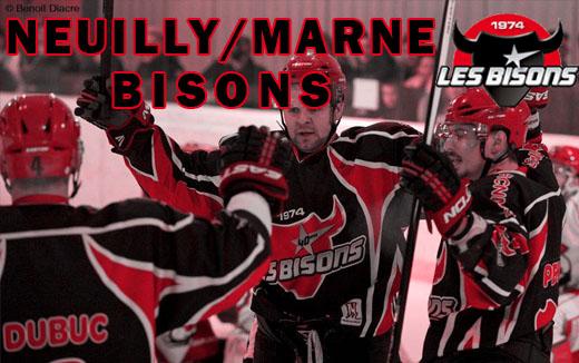 Photo hockey Division 1 - Division 1 : Neuilly/Marne (Les Bisons) - Les Bisons veulent rebondir