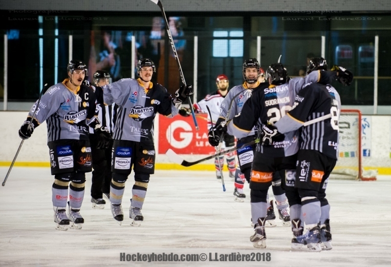 Photo hockey Division 1 - Division 1 : playoff, demi finale, match 5 : Brest  vs Neuilly/Marne - D1 :Brest en finale