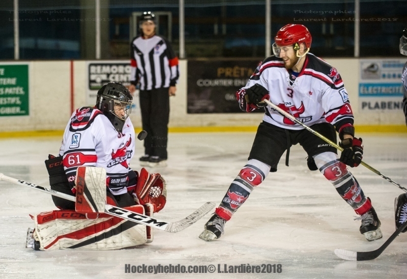Photo hockey Division 1 - Division 1 : playoff, demi finale, match 5 : Brest  vs Neuilly/Marne - D1 :Brest en finale