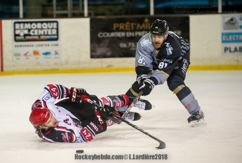 Photo hockey Division 1 - Division 1 : playoff, demi finale, match 5 : Brest  vs Neuilly/Marne - D1 :Brest en finale