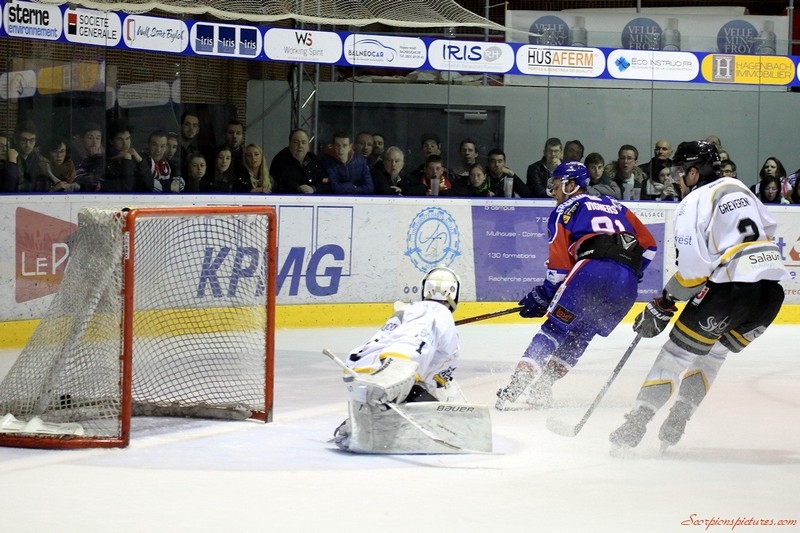 Photo hockey Division 1 - Division 1 : Playoff, finale, match 1 : Mulhouse vs Brest  - D1 : Un premier pas vers la Coupe 